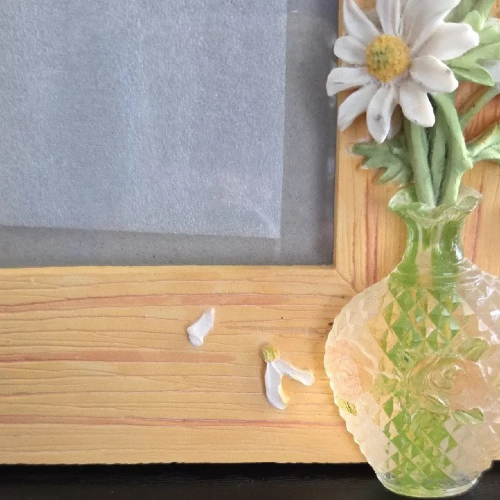 Floral Accent Picture Frame